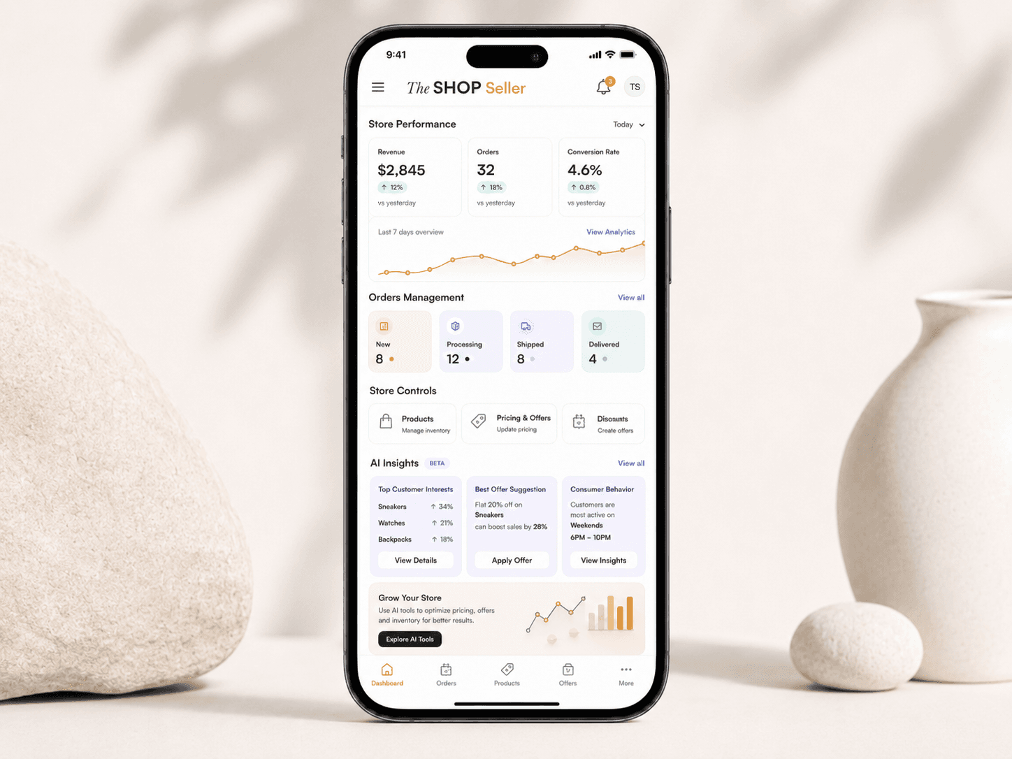 The SHOP - Store Owner AI Insights and Performance