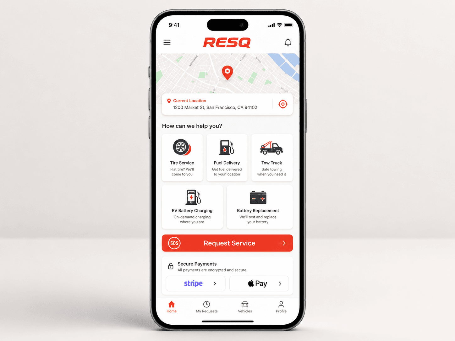 RESQ - Customer Mobile App
