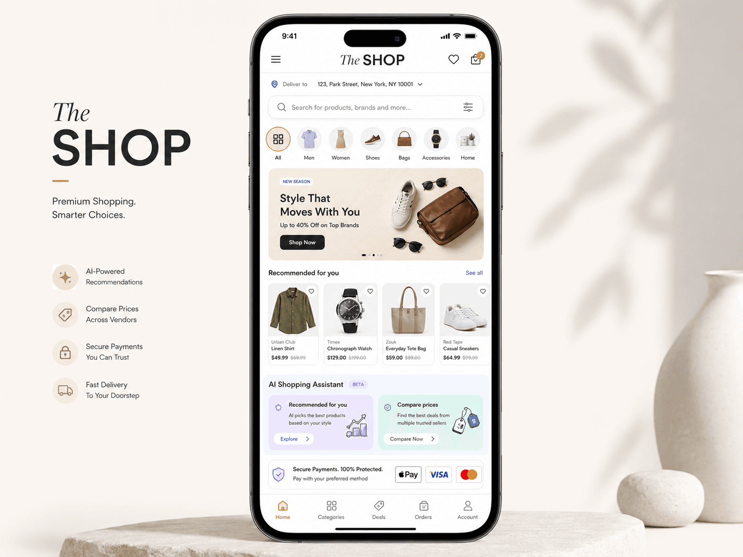 The SHOP - Customer Shopping App